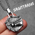 Twelve Constellations Stainless Steel Man Necklaces Pendant Chain Couple Gifts Women Fashion Jewelry Gifts Wholesale Dropshiping